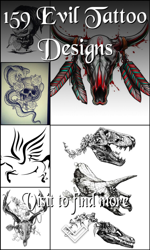 159 Evil Tattoo Designs