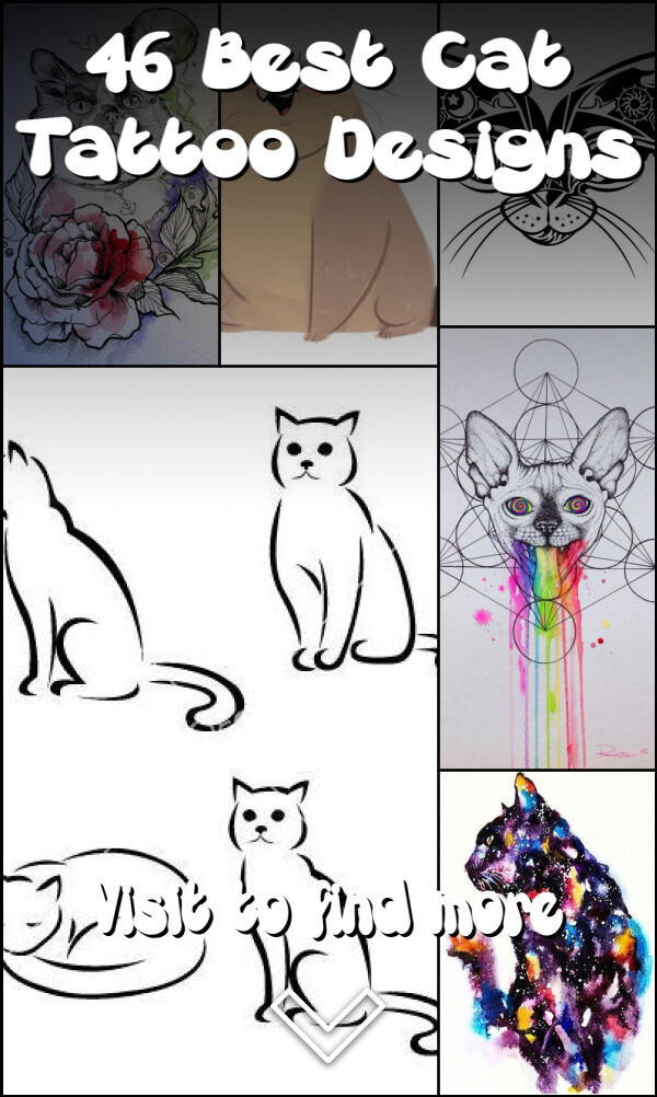 46 Best Cat Tattoo Designs
