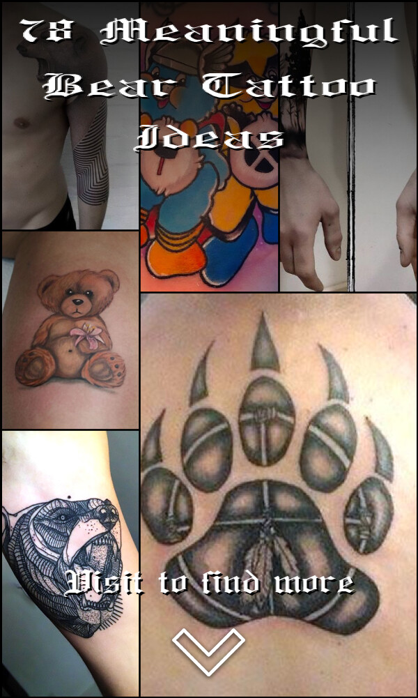 78 Meaningful Bear Tattoo Ideas