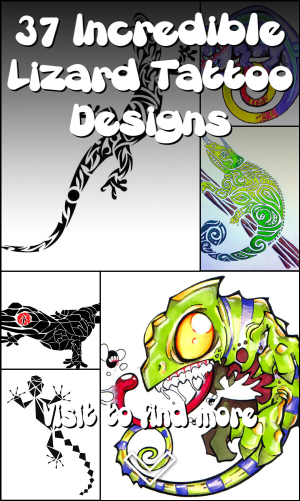 37 Incredible Lizard Tattoo Designs