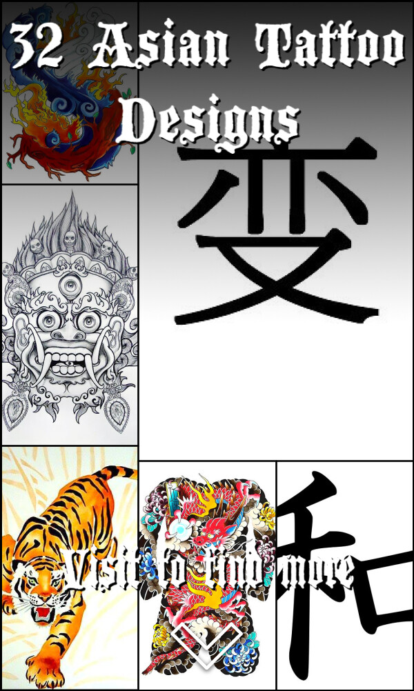 32 Asian Tattoo Designs