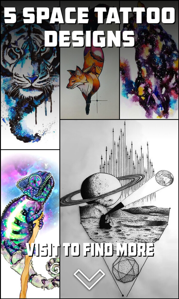5 Space Tattoo Designs