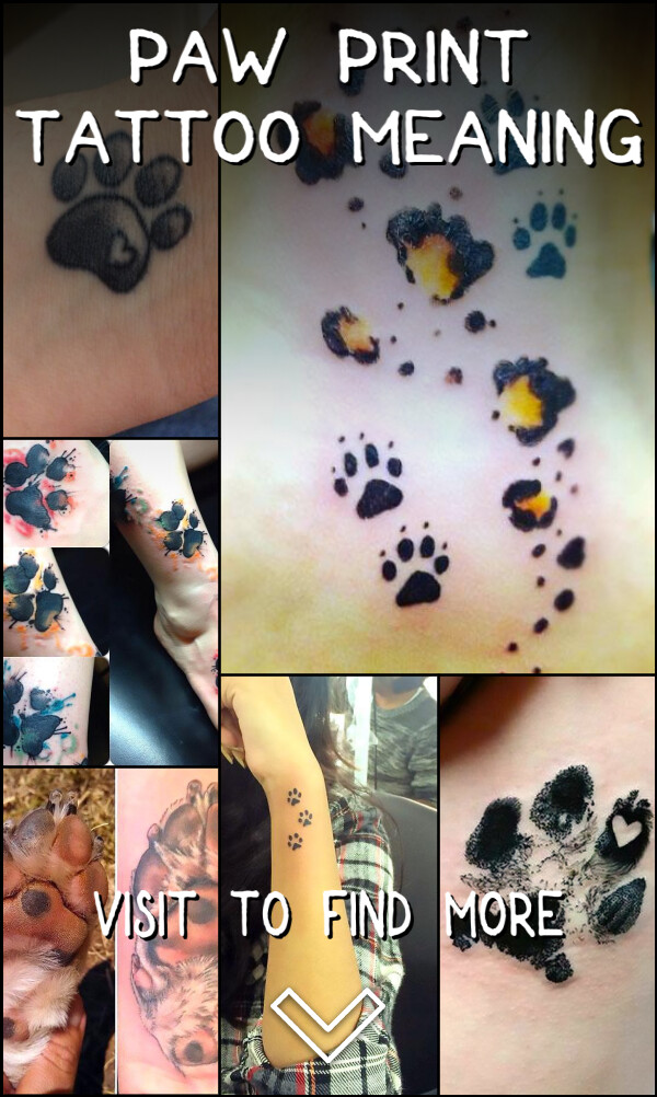 Paw Print Tattoo Meaning