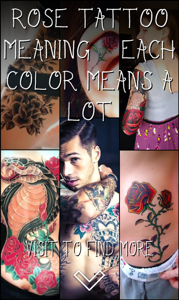 Rose Tattoo Meaning: Each Color Means a Lot
