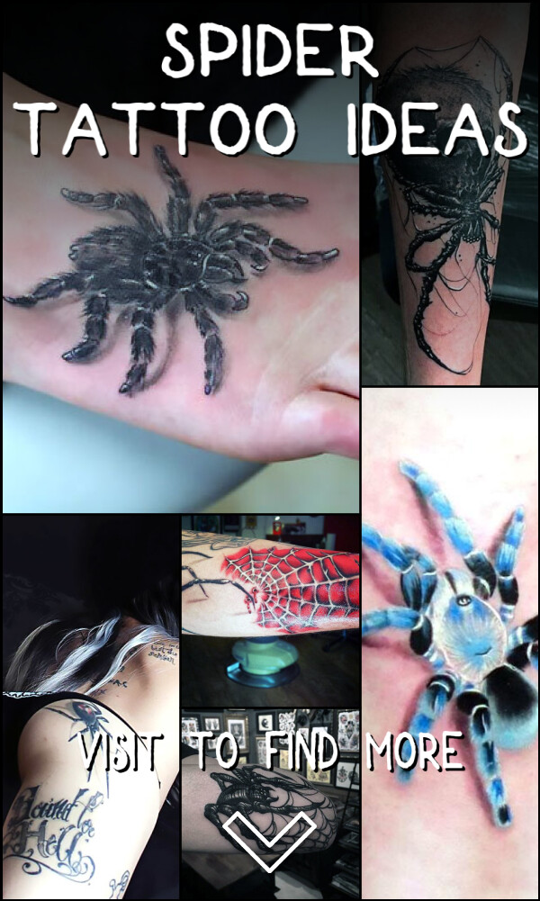 58 Spider Tattoo Ideas