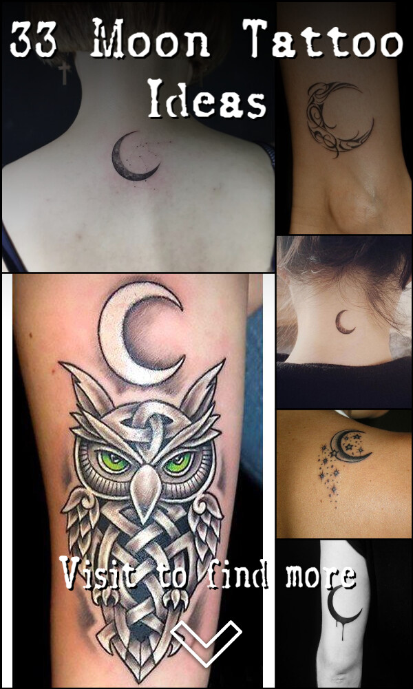 33 Moon Tattoo Ideas