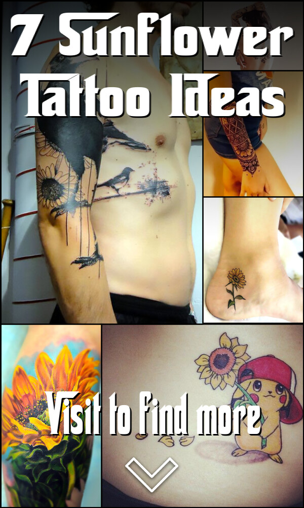 7 Sunflower Tattoo Ideas