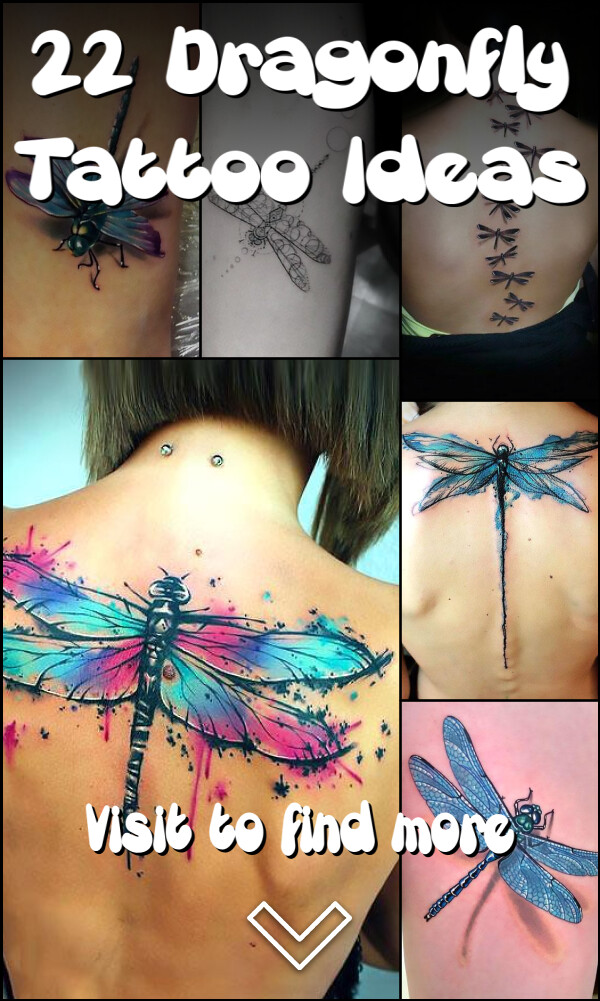 22 Dragonfly Tattoo Ideas