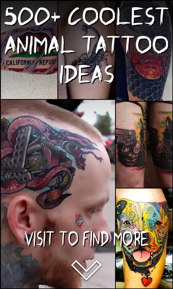 500+ Coolest Animal Tattoo Ideas