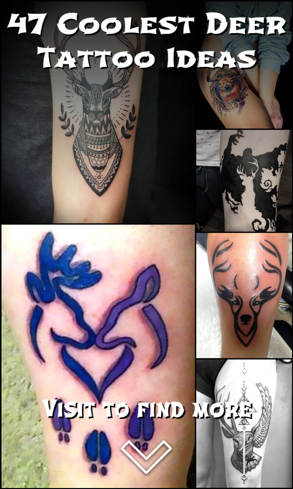 47 Coolest Deer Tattoo Ideas