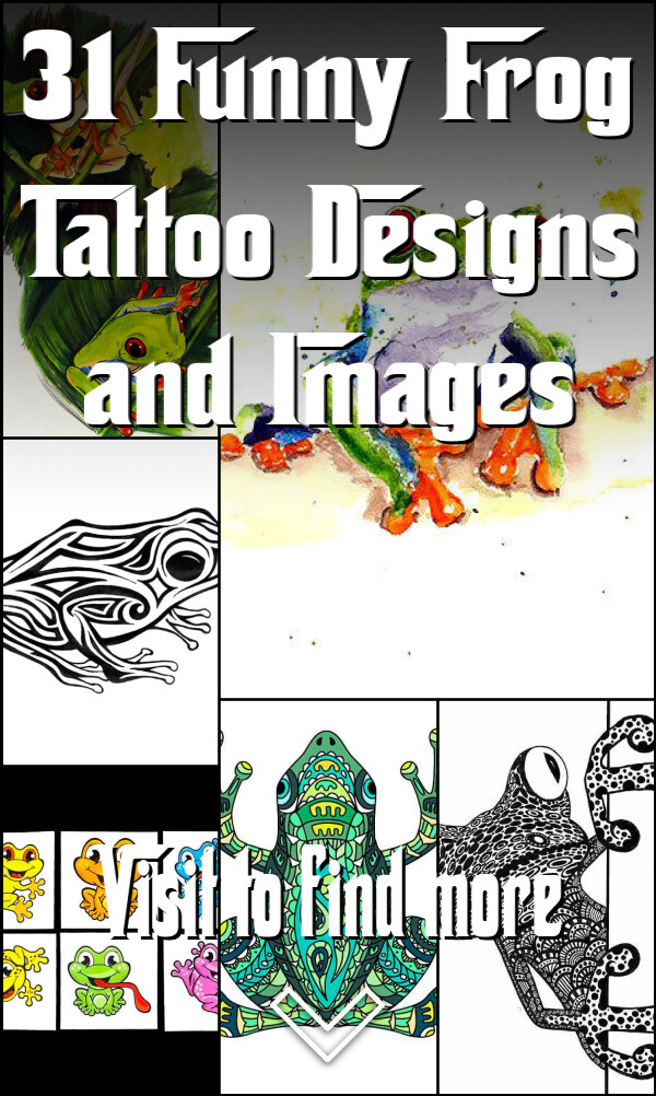 31 Funny Frog Tattoo Designs and Images