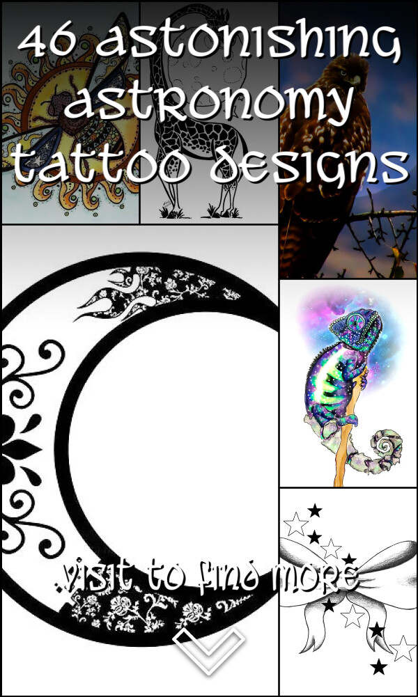 46 Astonishing Astronomy Tattoo Designs