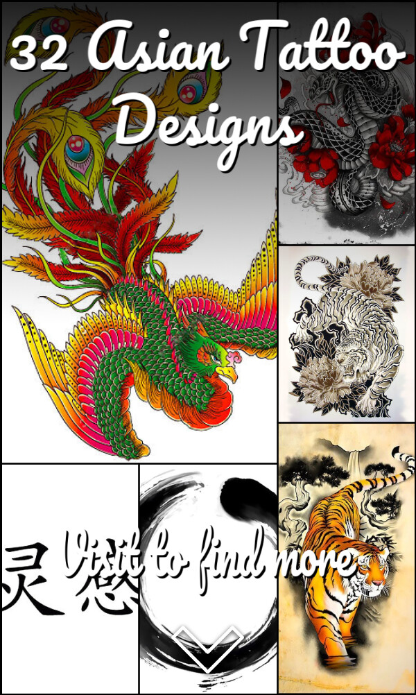 32 Asian Tattoo Designs