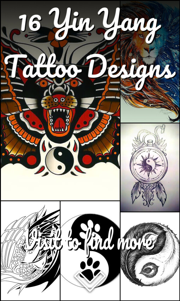 16 Yin Yang Tattoo Designs