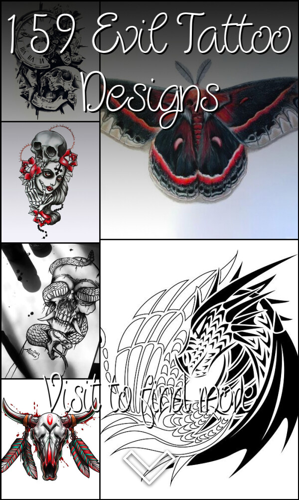 159 Evil Tattoo Designs