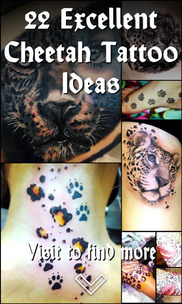 22 Excellent Cheetah Tattoo Ideas