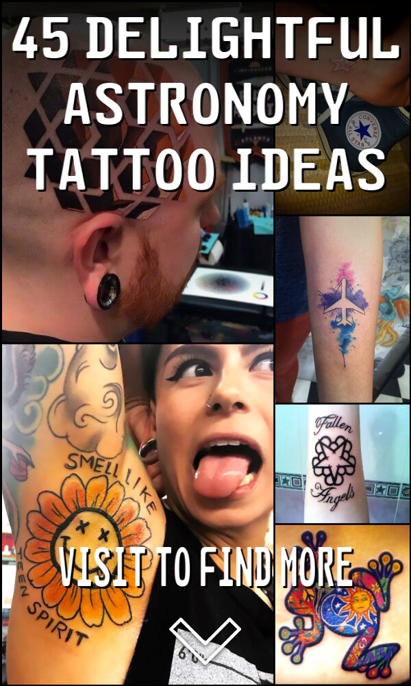 45 Delightful Astronomy Tattoo Ideas