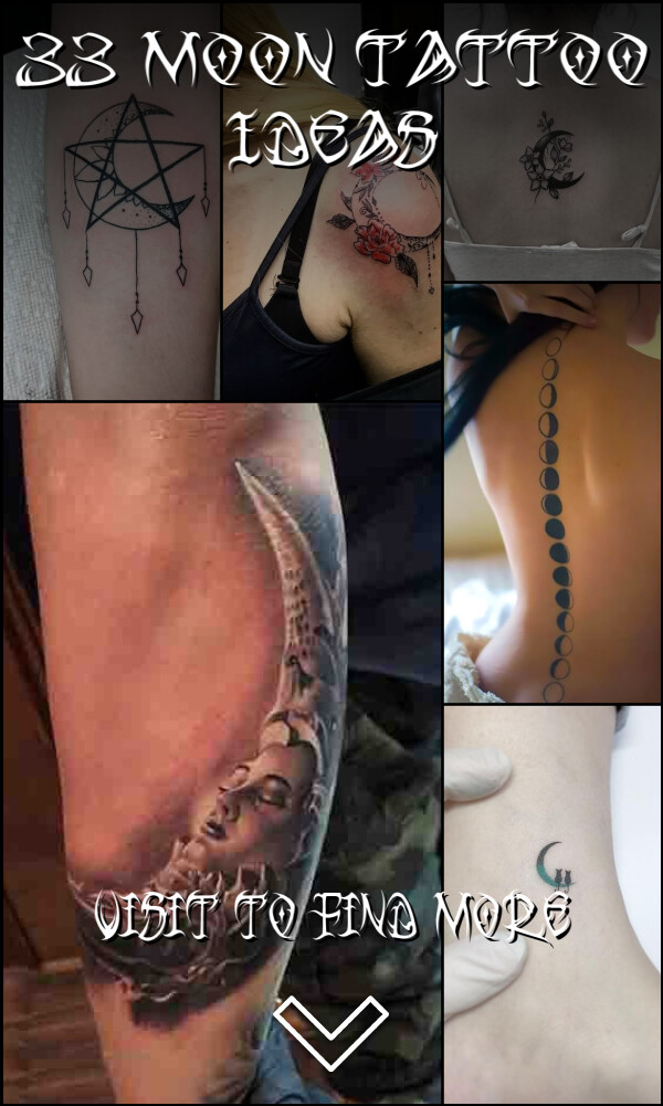 33 Moon Tattoo Ideas