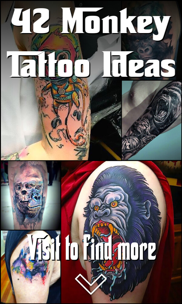 42 Monkey Tattoo Ideas