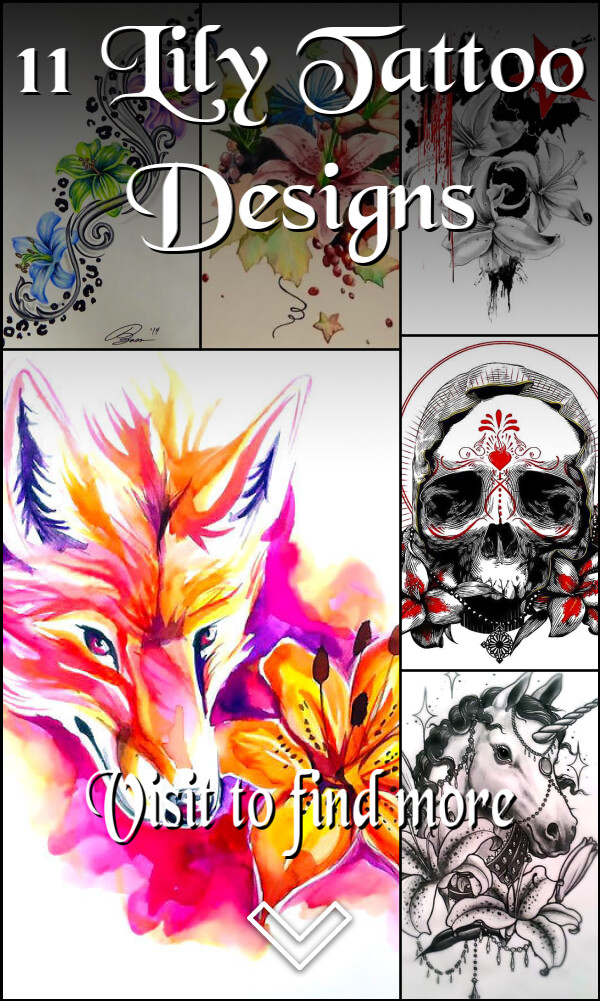 11 Lily Tattoo Designs