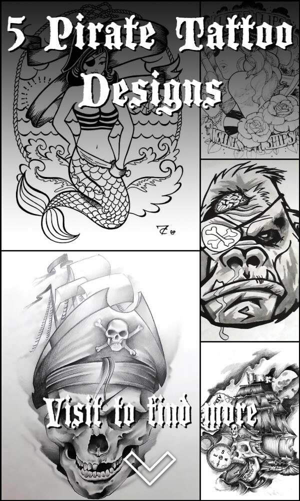 5 Pirate Tattoo Designs
