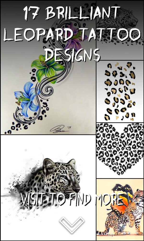 17 Brilliant Leopard Tattoo Designs