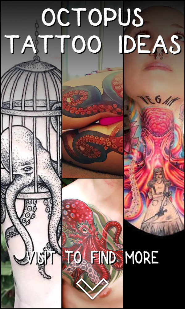 4 Octopus Tattoo Ideas