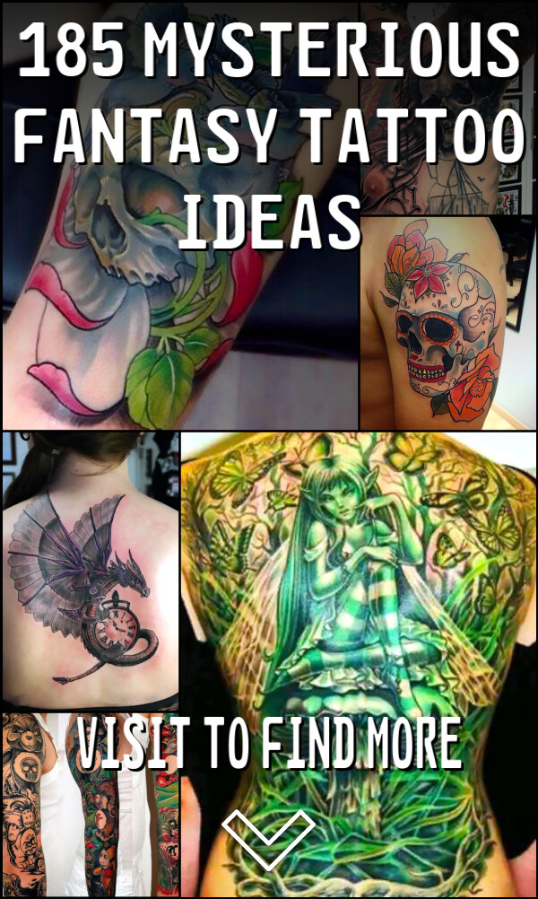 185 Mysterious Fantasy Tattoo Ideas
