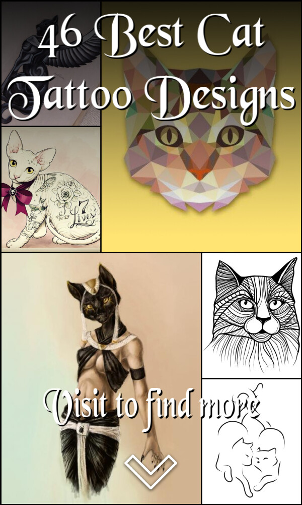 46 Best Cat Tattoo Designs