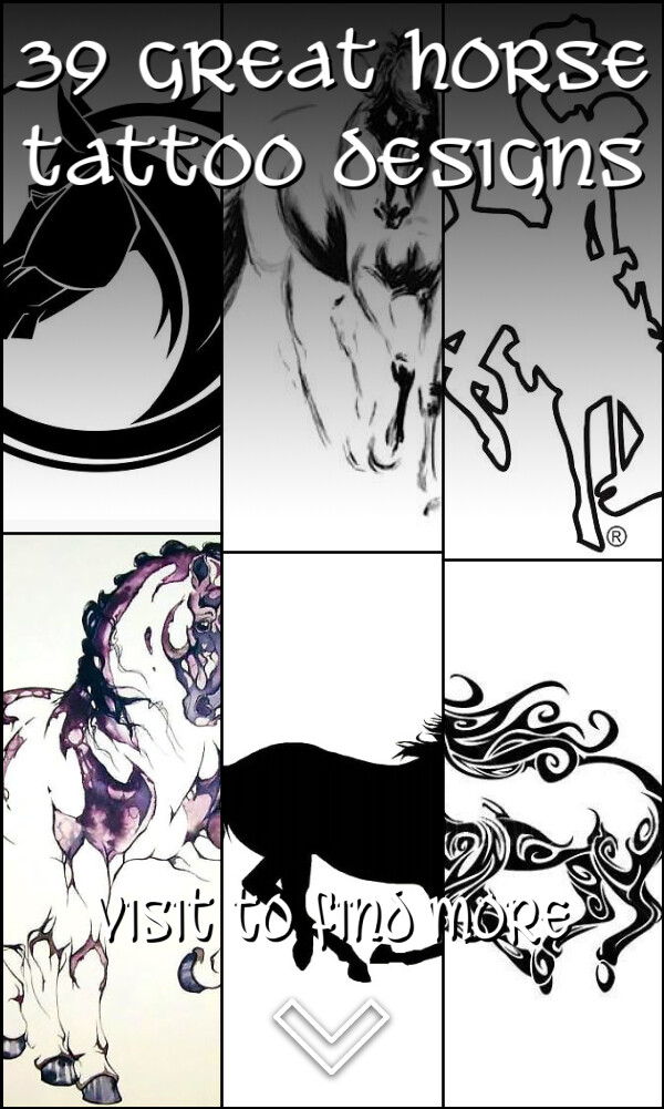 39 Great Horse tattoo designs