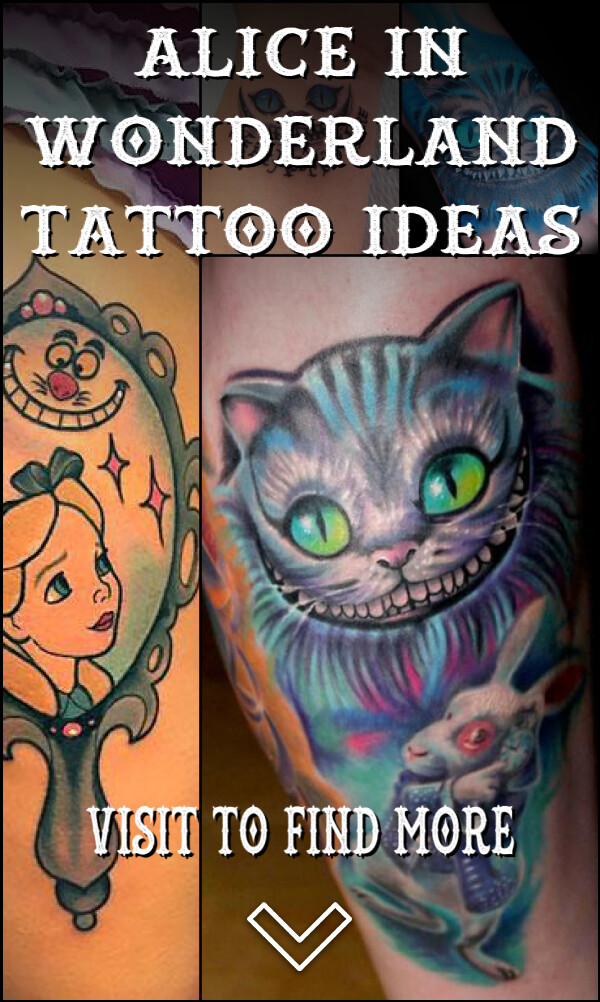 4 Alice in Wonderland Tattoo Ideas