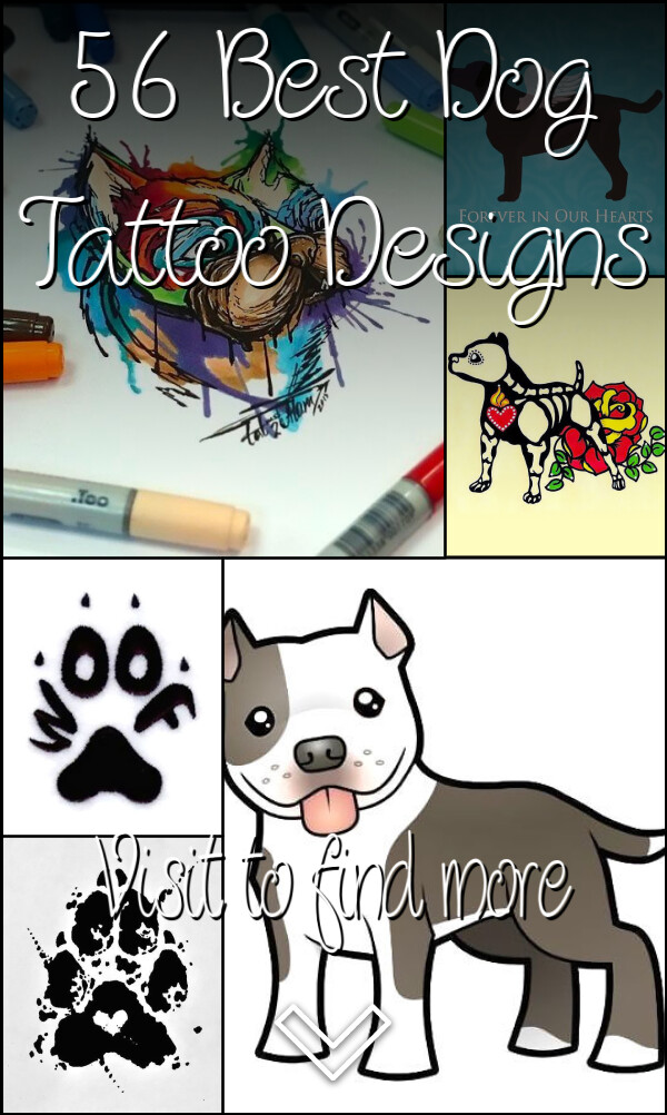 56 Best Dog Tattoo Designs