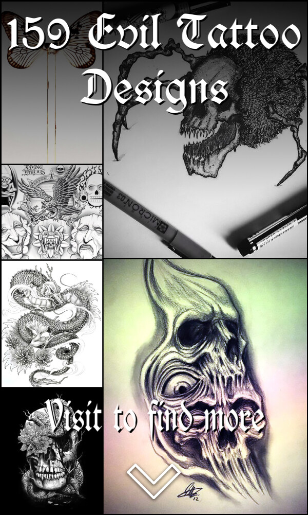 159 Evil Tattoo Designs