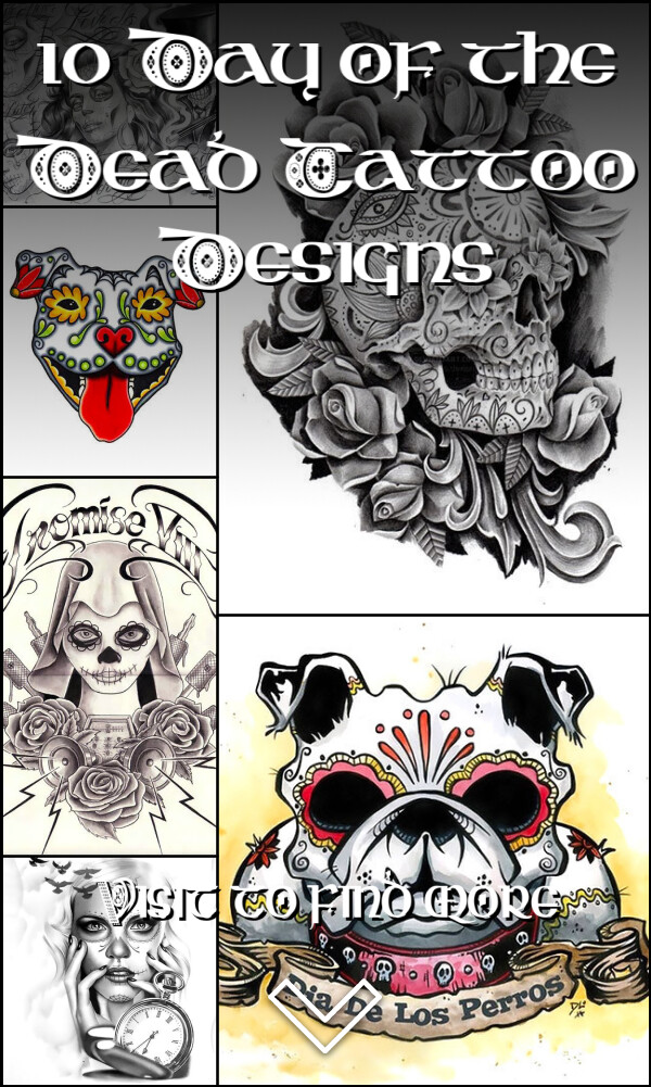 10 Day of the Dead Tattoo Designs