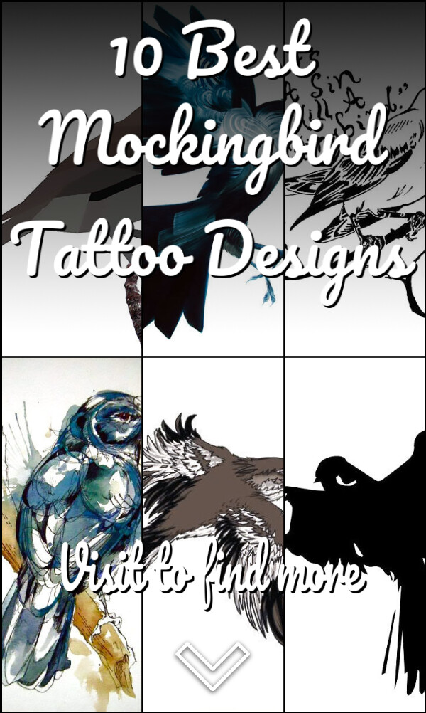 10 Best Mockingbird Tattoo Designs