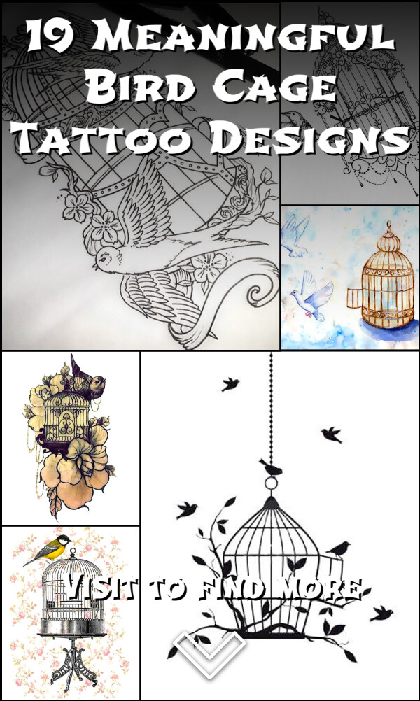19 Meaningful Bird Cage Tattoo Designs