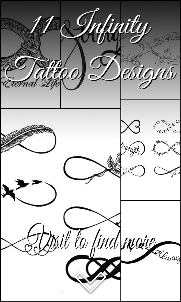 11 Infinity Tattoo Designs