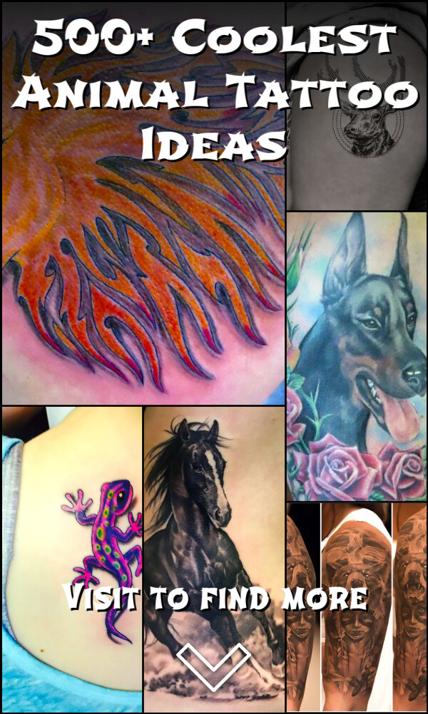 500+ Coolest Animal Tattoo Ideas