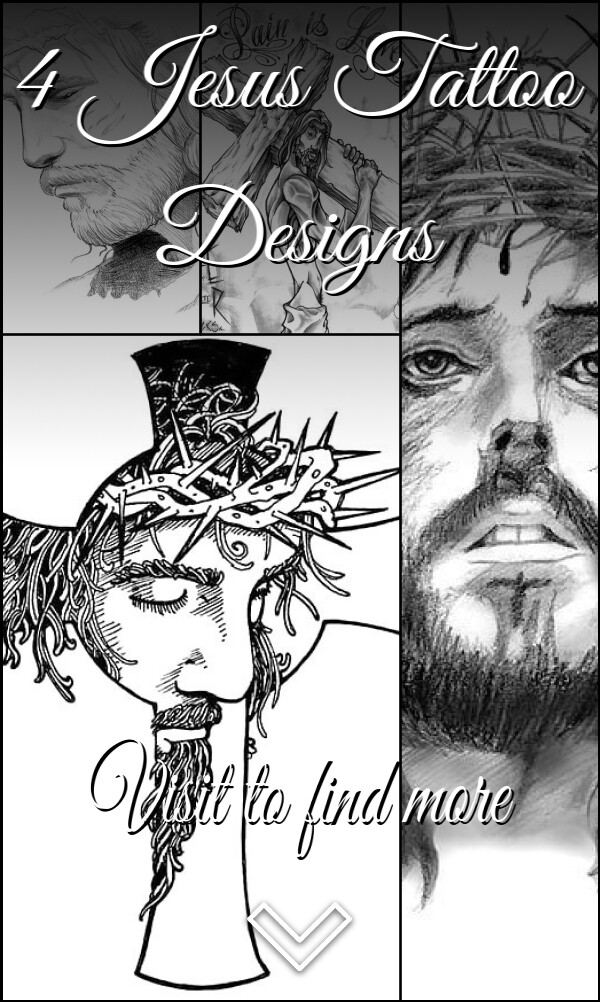 4 Jesus Tattoo Designs
