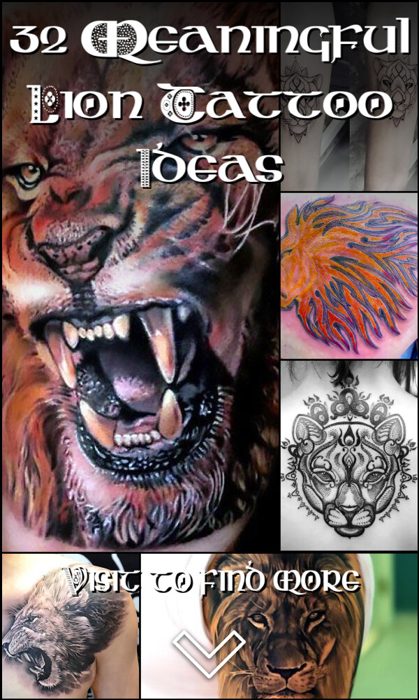 32 Meaningful Lion Tattoo Ideas