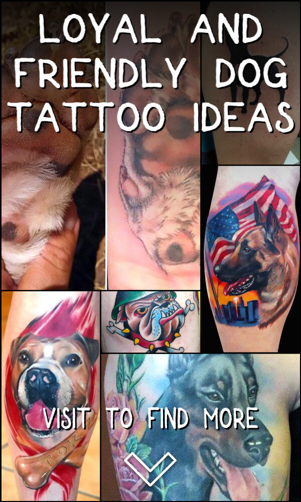 71 Loyal and Friendly Dog Tattoo Ideas
