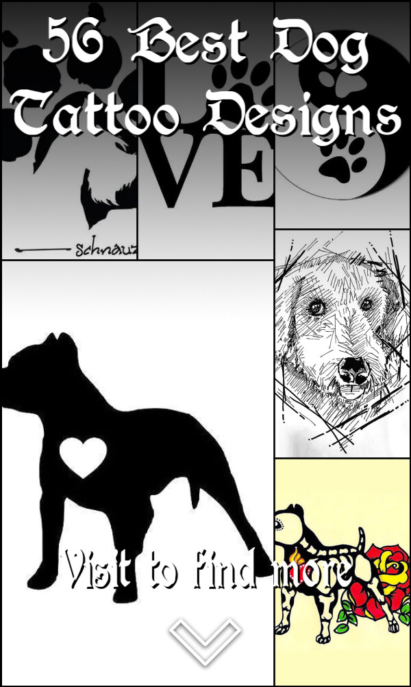 56 Best Dog Tattoo Designs