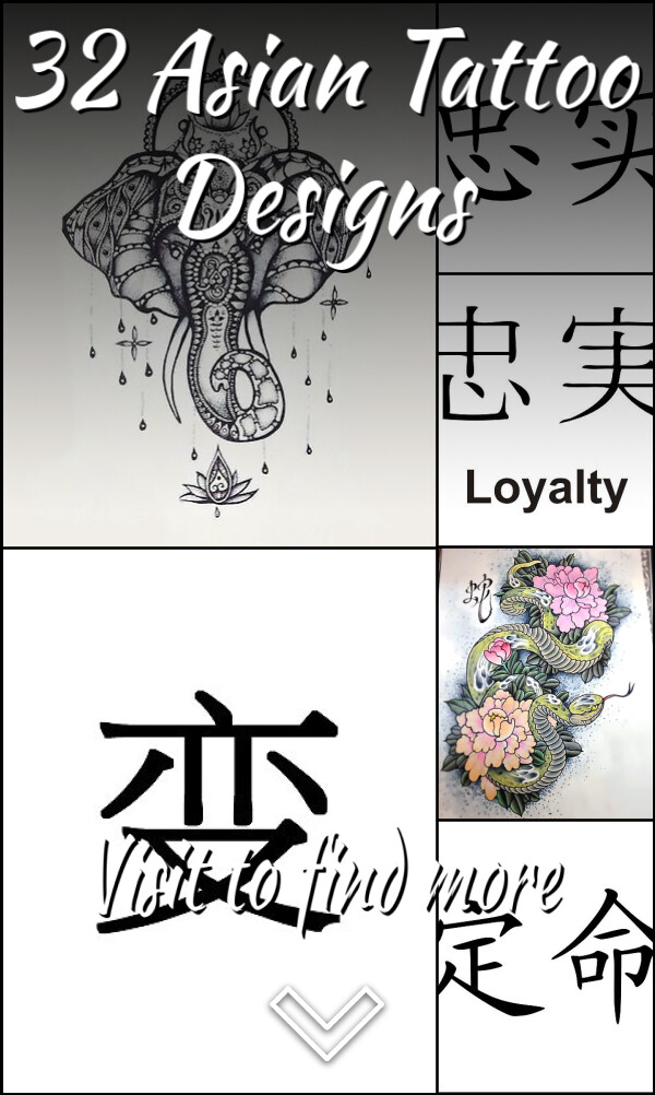 32 Asian Tattoo Designs
