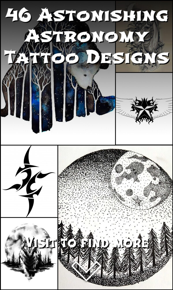 46 Astonishing Astronomy Tattoo Designs