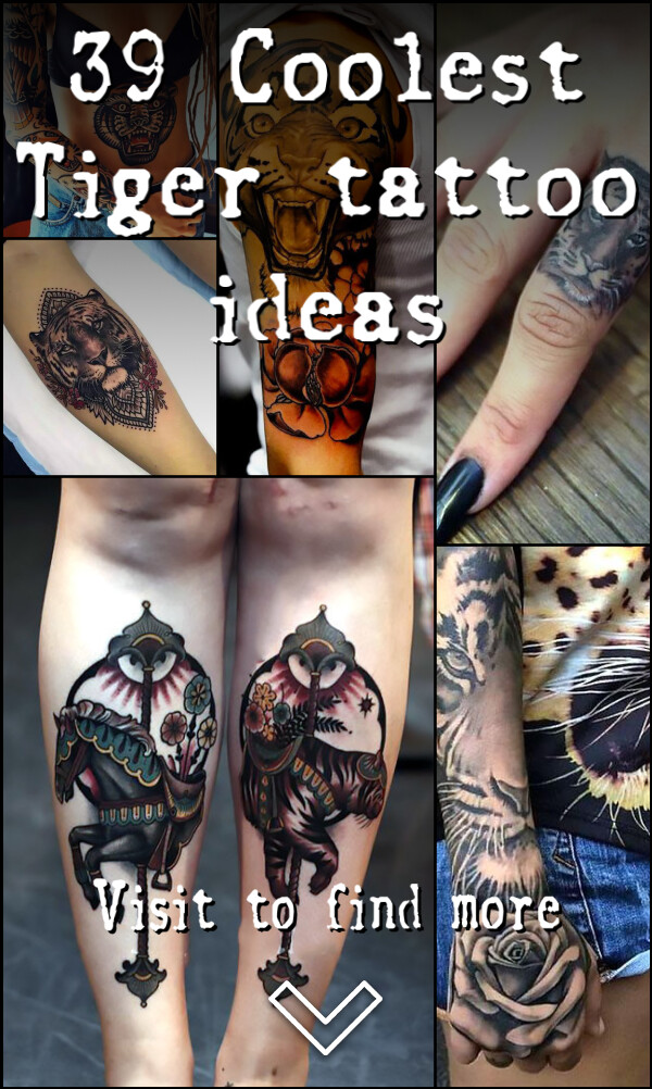 39 Coolest Tiger tattoo ideas