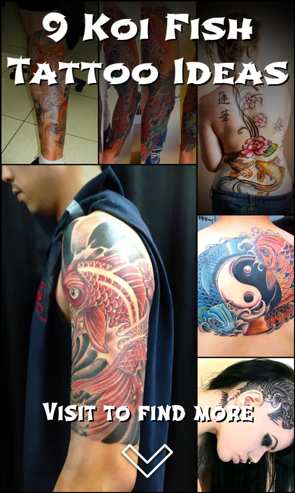 9 Koi Fish Tattoo Ideas