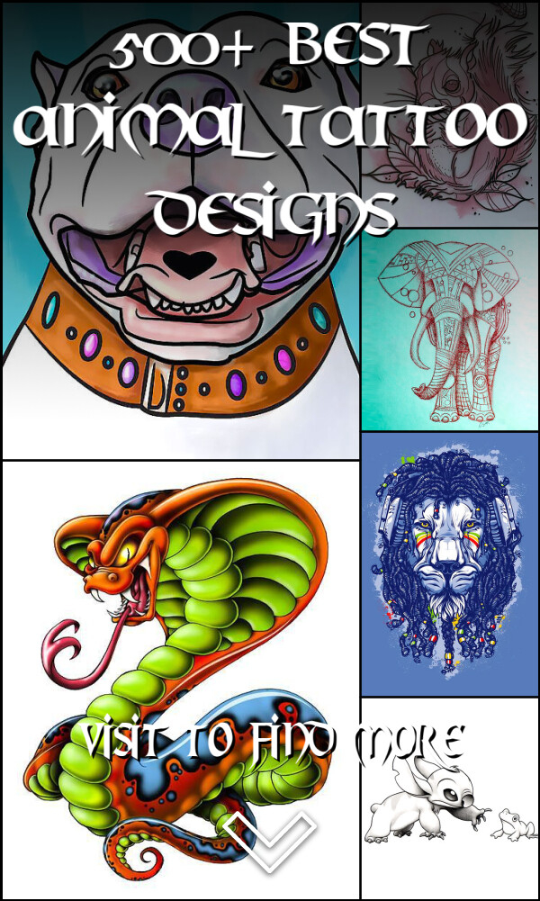 500+ Best Animal Tattoo Designs