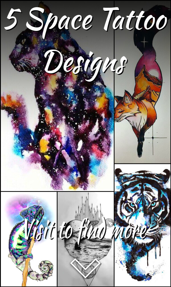 5 Space Tattoo Designs