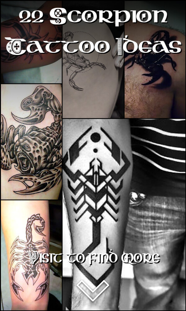 22 Scorpion Tattoo Ideas