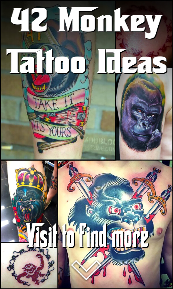 42 Monkey Tattoo Ideas